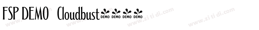 FSP DEMO   Cloudbust字体转换
